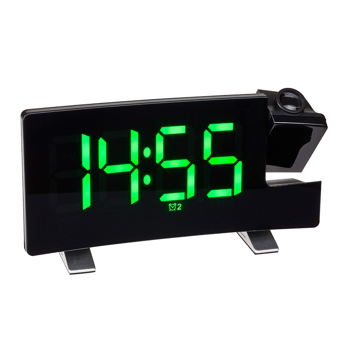 Проекционные часы с FM-радио и USB зарядкой TFA (60501504)