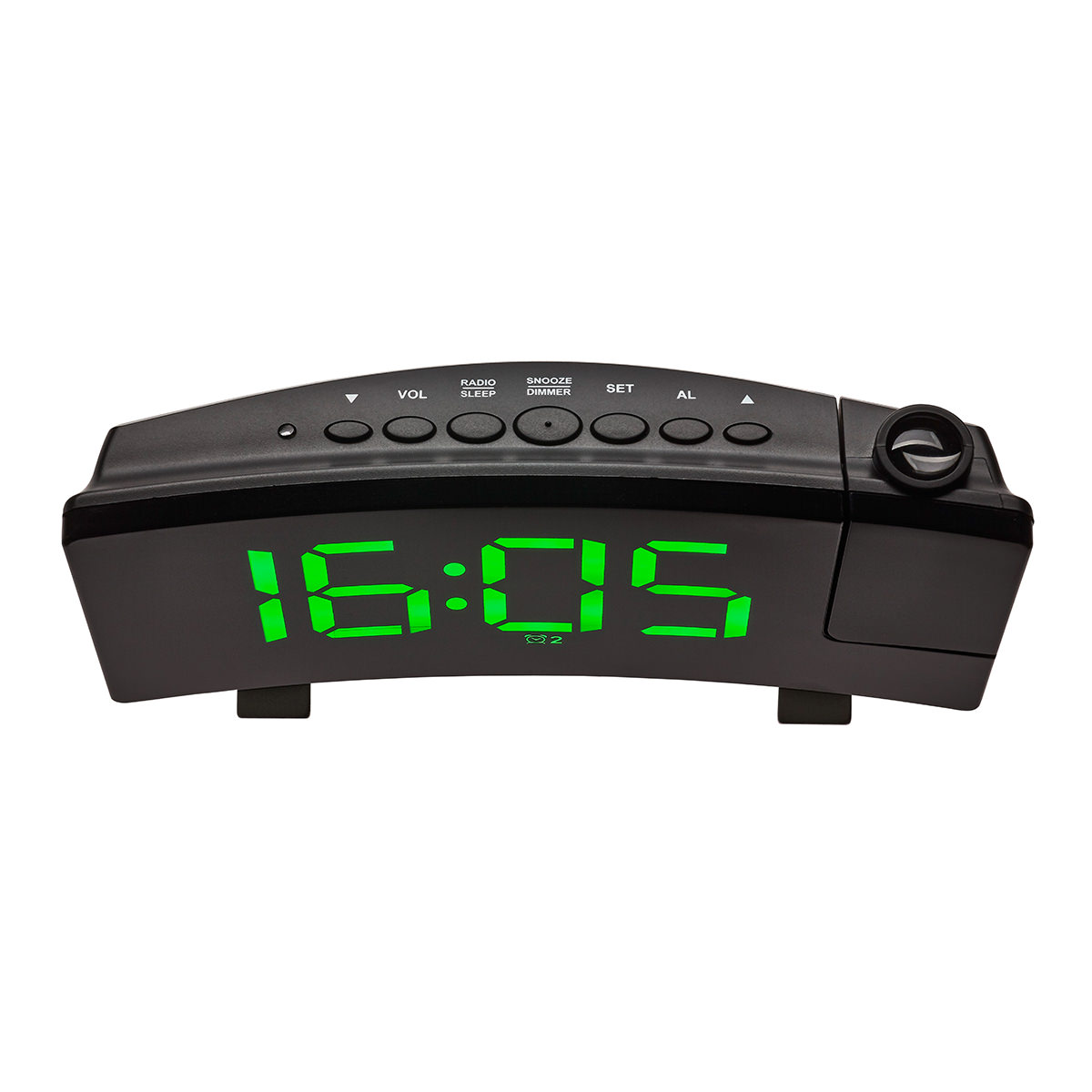 Проекционные часы с FM-радио и USB зарядкой TFA (60501504)