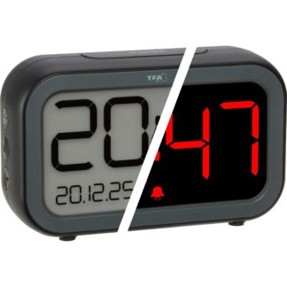 Настольные часы с будильником TFA "LCD-LED BINGO HYBRID" (60204801)