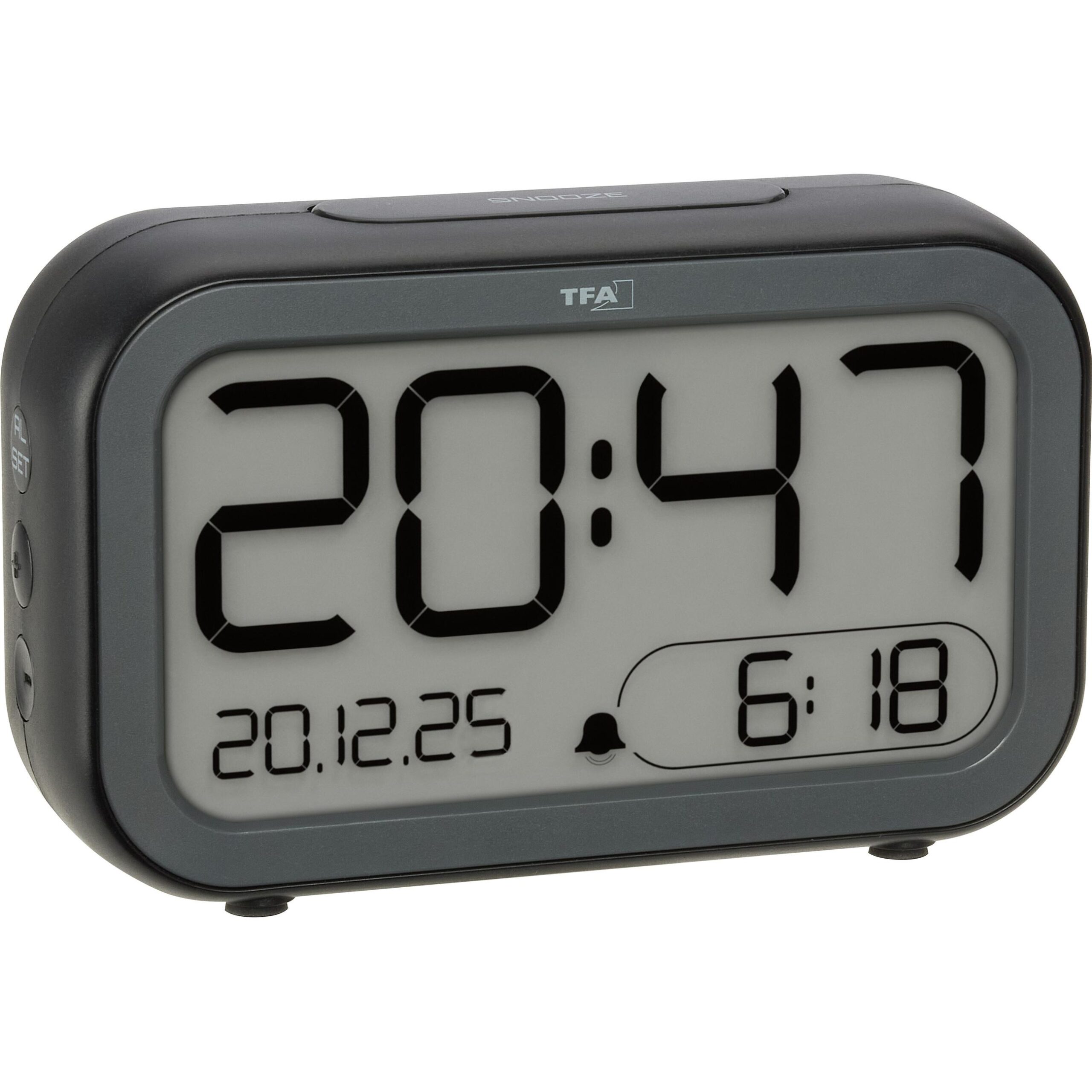 Настольные часы с будильником TFA "LCD-LED BINGO HYBRID" (60204801) — изображение 12