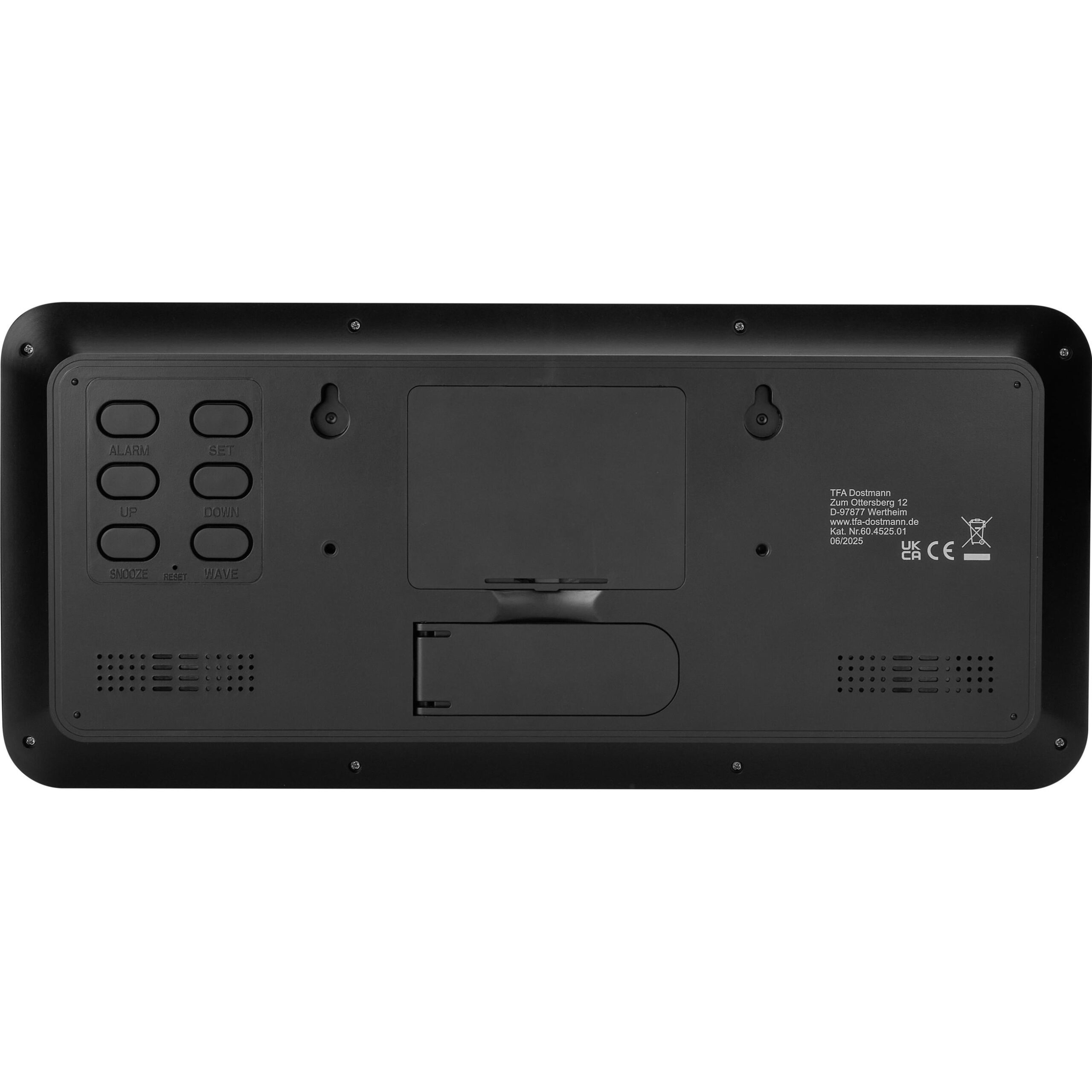 Настенные электронные часы с температурой и влажностью TFA (60452501) — изображение 4